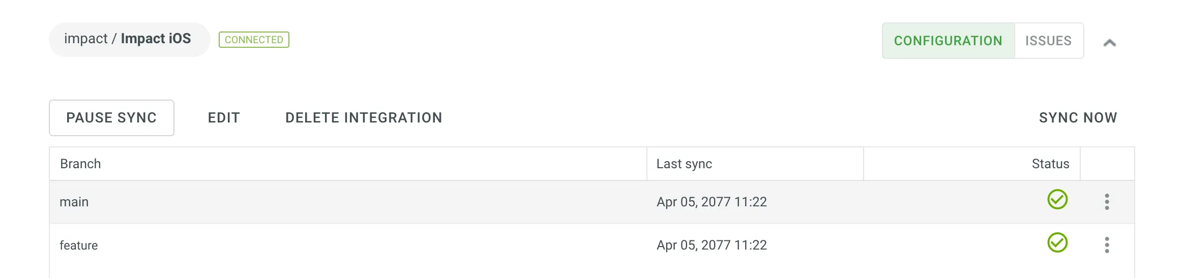 GitLab Integration Sync Now